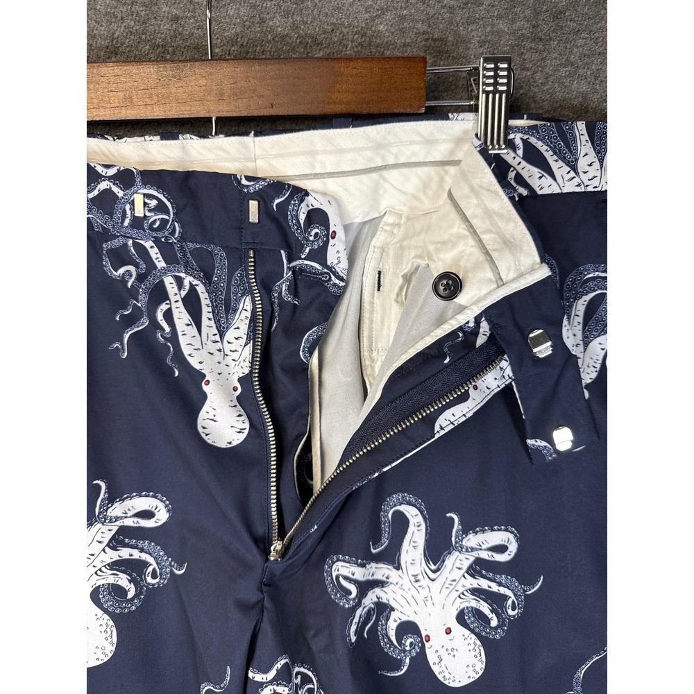 RLX X Billy Horschel Ralph Lauren Mens Size 36‎ Navy Octopus Print Golf Shorts - Picture 9 of 13